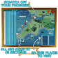 South West Coast Path Map Scratch Off Poster