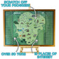 Dartmoor Map Scratch Off Poster