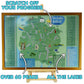 Lake District Map Scratch Off Poster