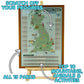 UK National Parks Map Scratch Off Poster